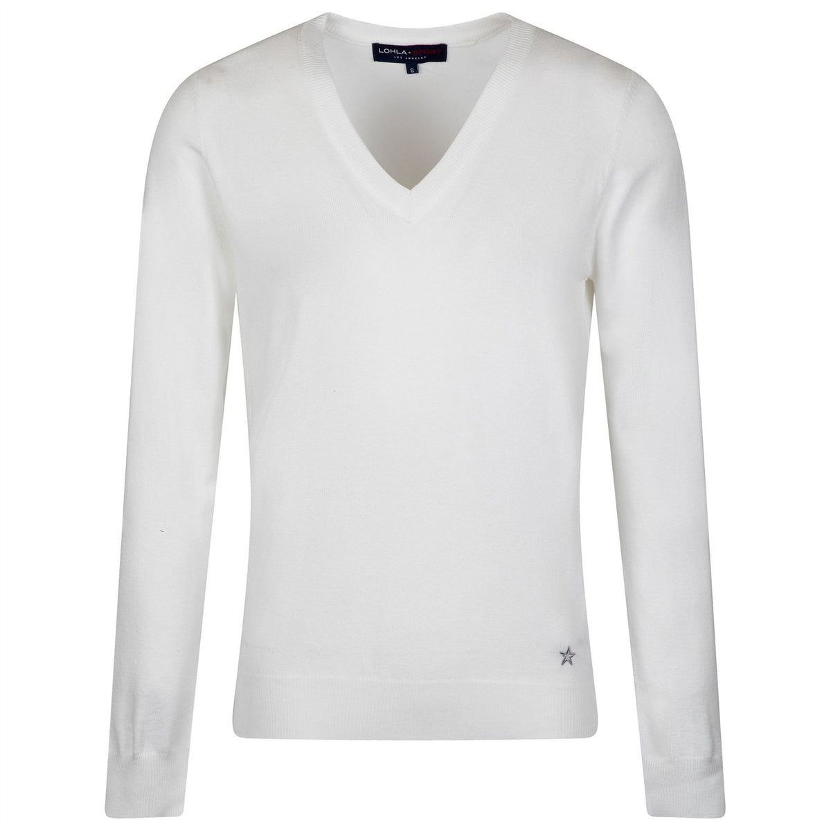 Womens The Summer V-Neck Sweater White