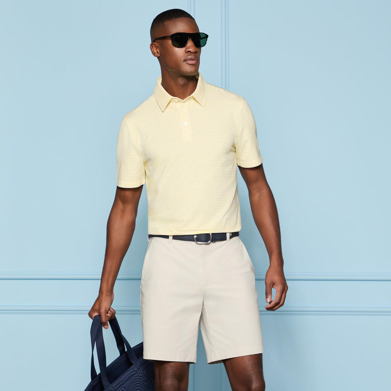 All Play Stripe Polo Canary
