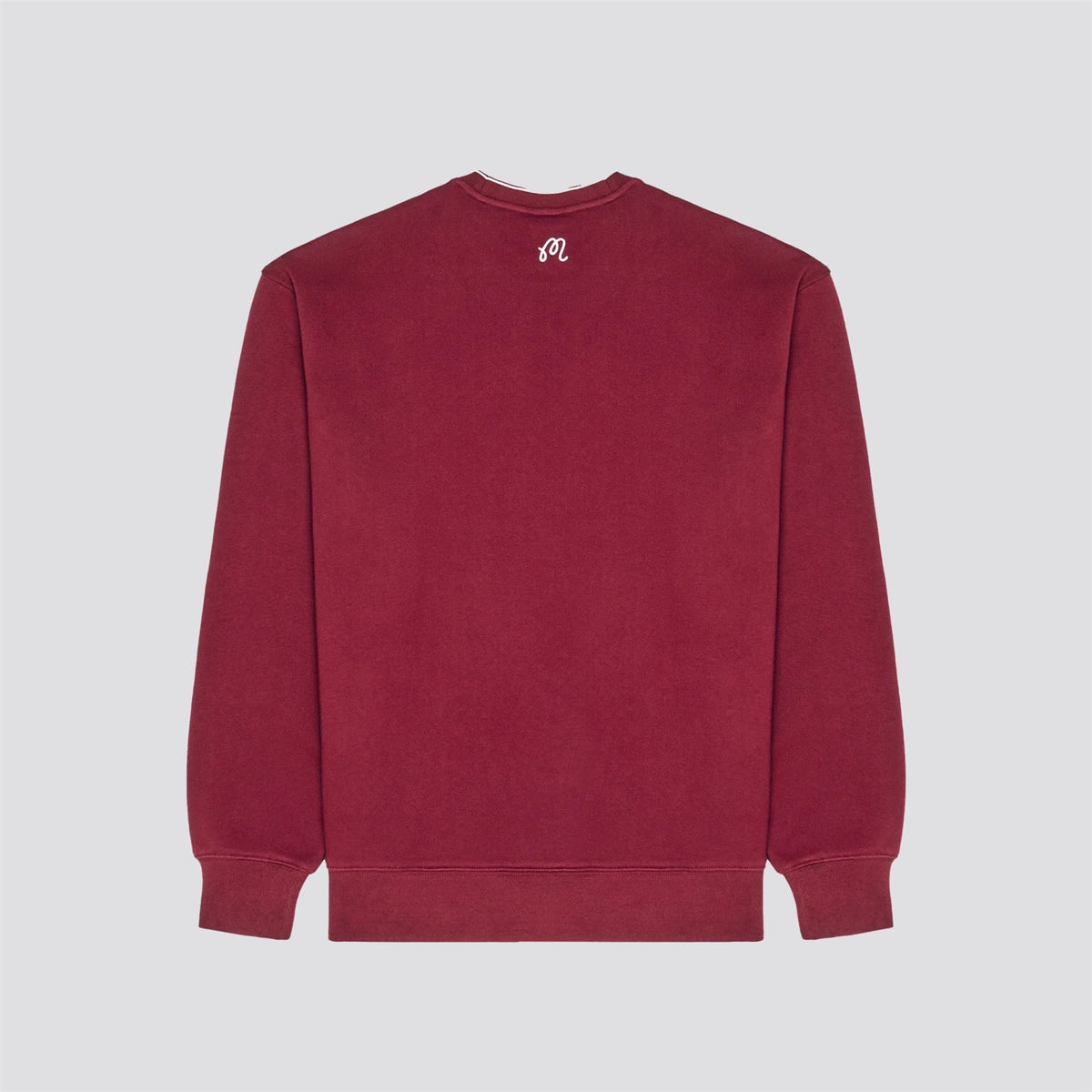 Monarch Crewneck Sweater Red Mahogany