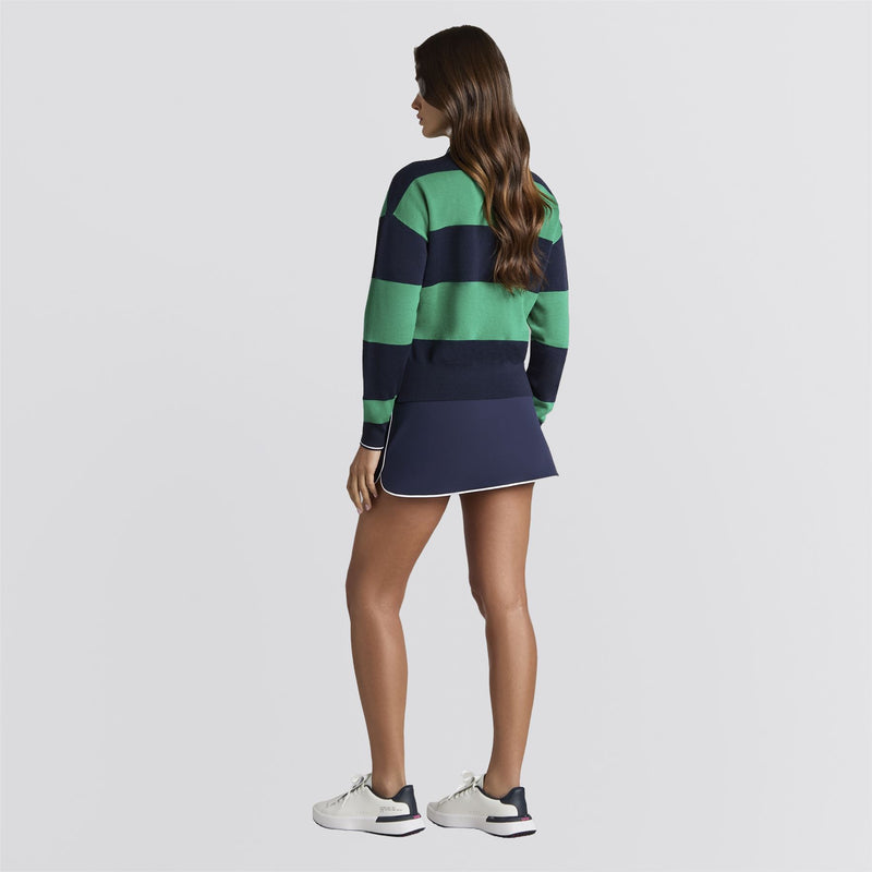 3D Tulip Hem Tech Pique Skort