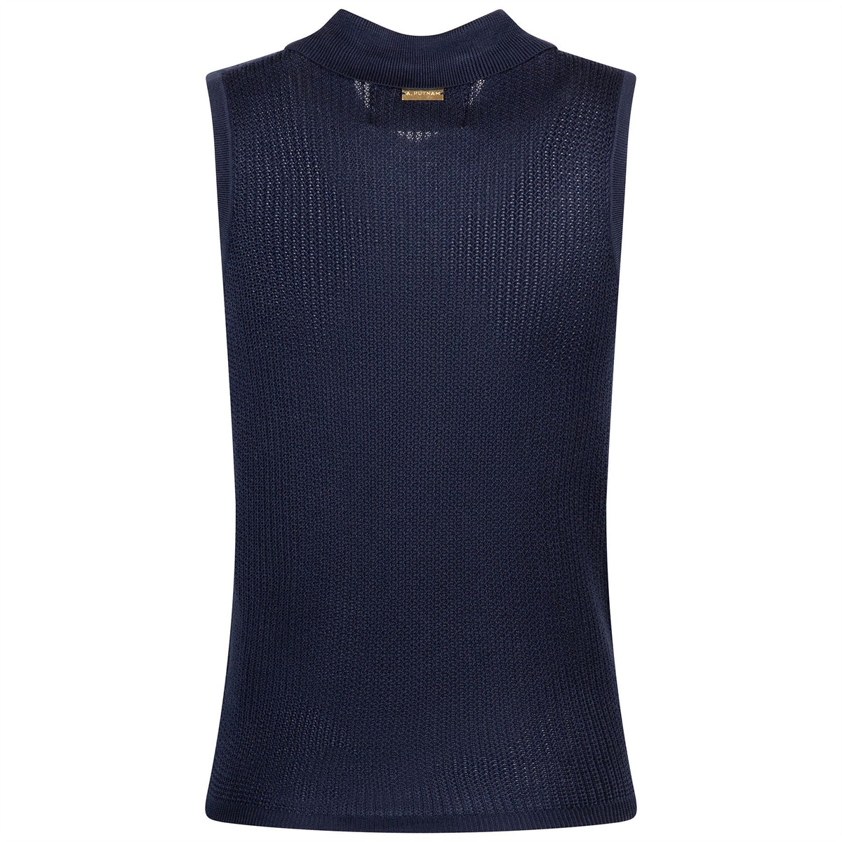 Womens Crochet Sleeveless Top Dress Blues