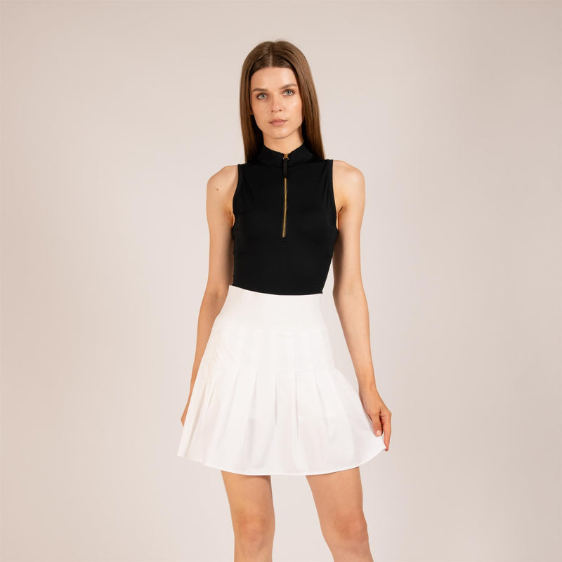 Womens Serena Skirt Pearl White