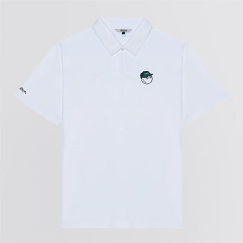 Malbon Fairway Baldwin Polo White | TRENDYGOLF USA