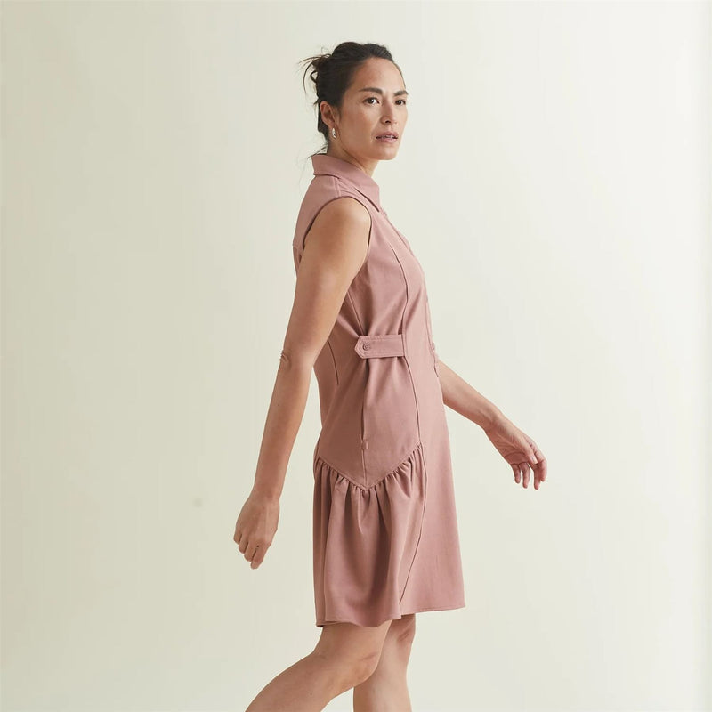 Womens Garden Dress Mauve