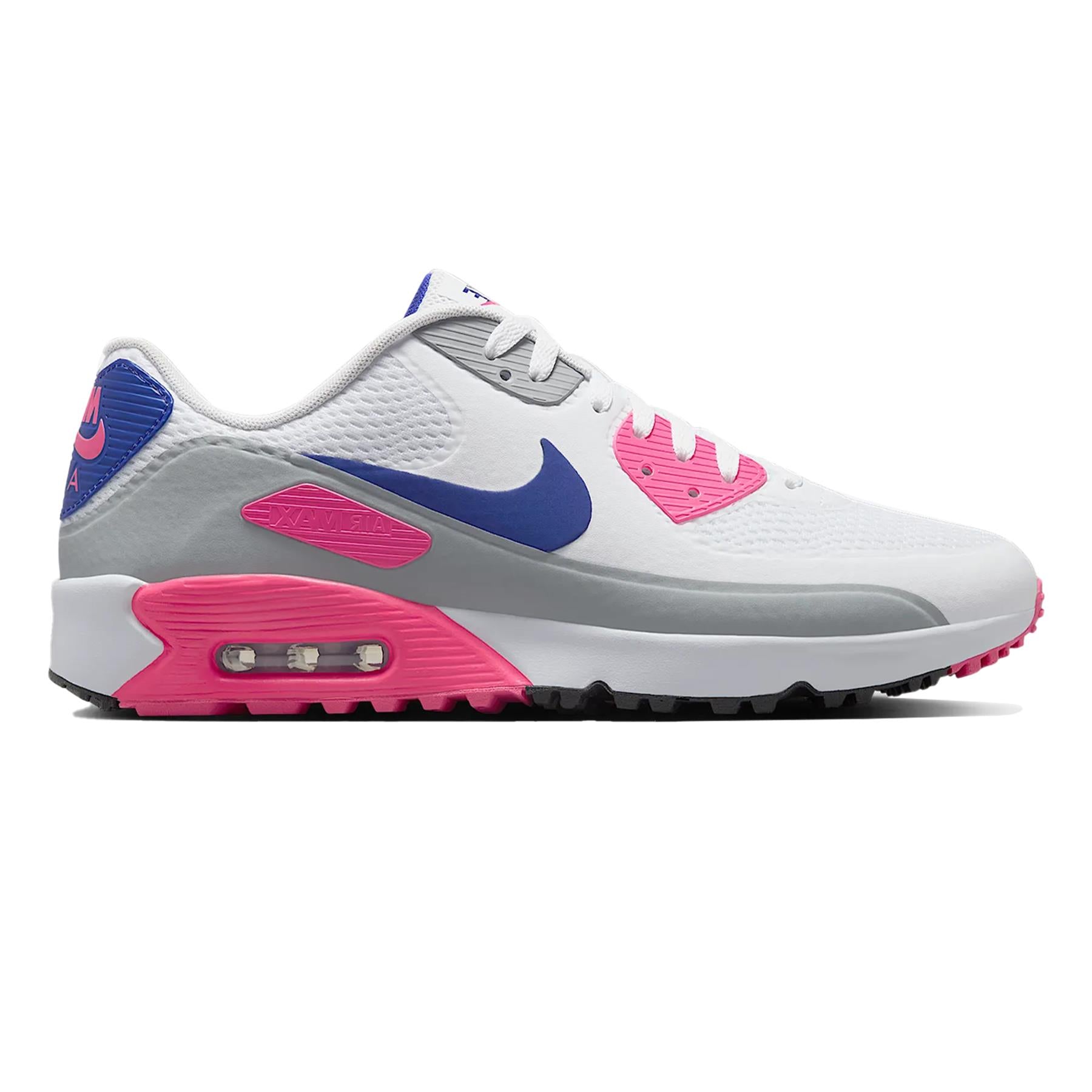 Air Max 90G Golf Shoes White/Concord/Laser Pink