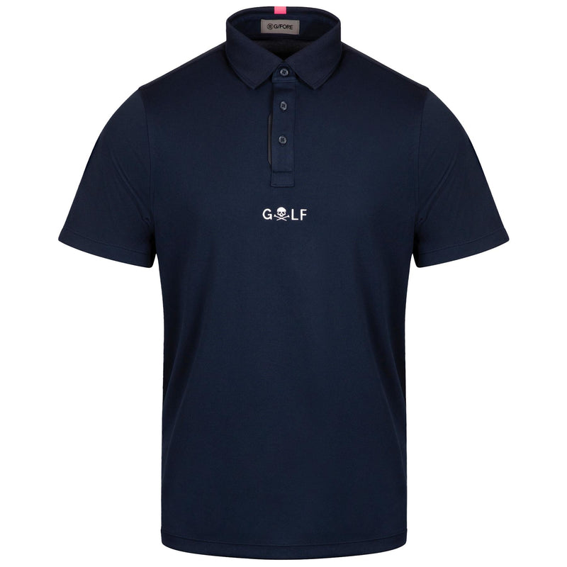 S&T Golf Logo Essential Performance Pique Polo Twilight