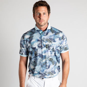 Greyson Wolf Palm Polo Heron | TRENDYGOLF USA