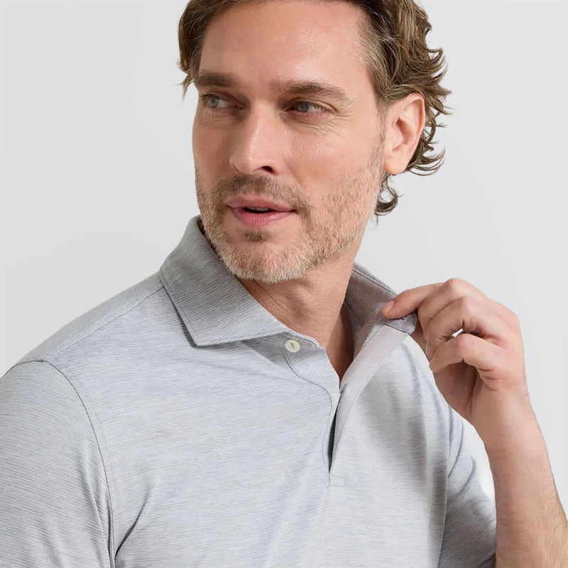Treble Performance Jersey Polo Gale Grey