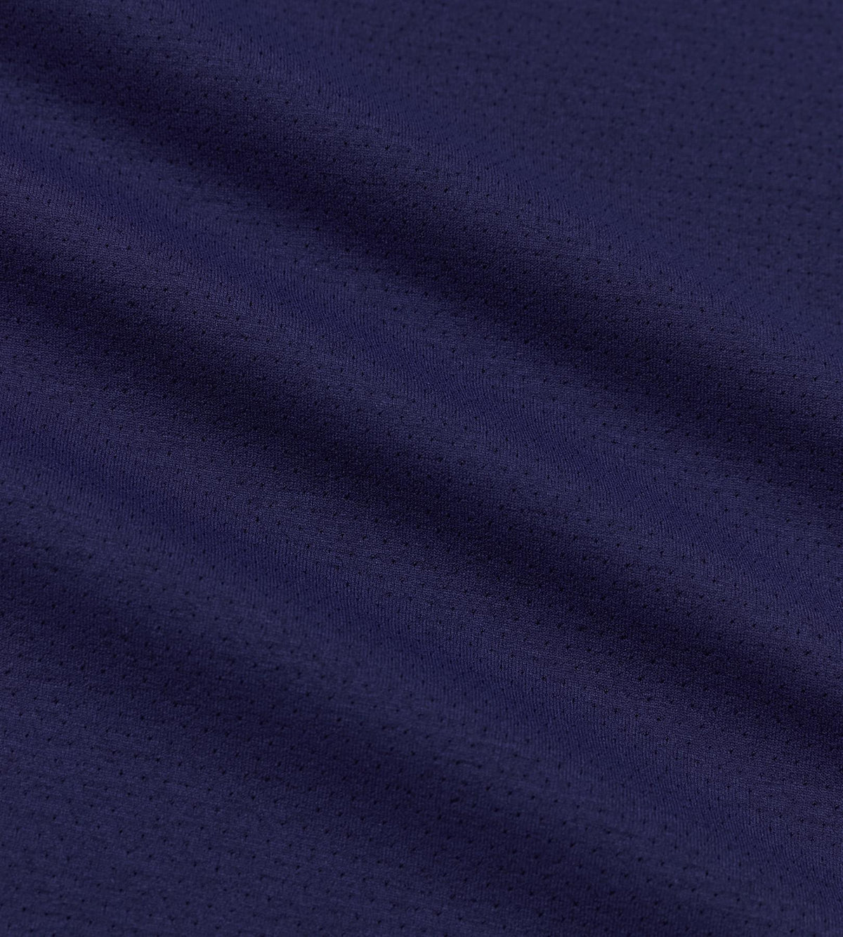 Womens Performance Mock Neck Tee Deep Navy