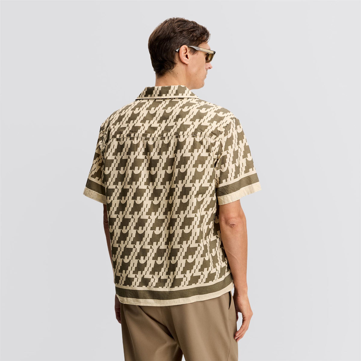 Ellis Border Resort Shirt JL Glitch Kalamata