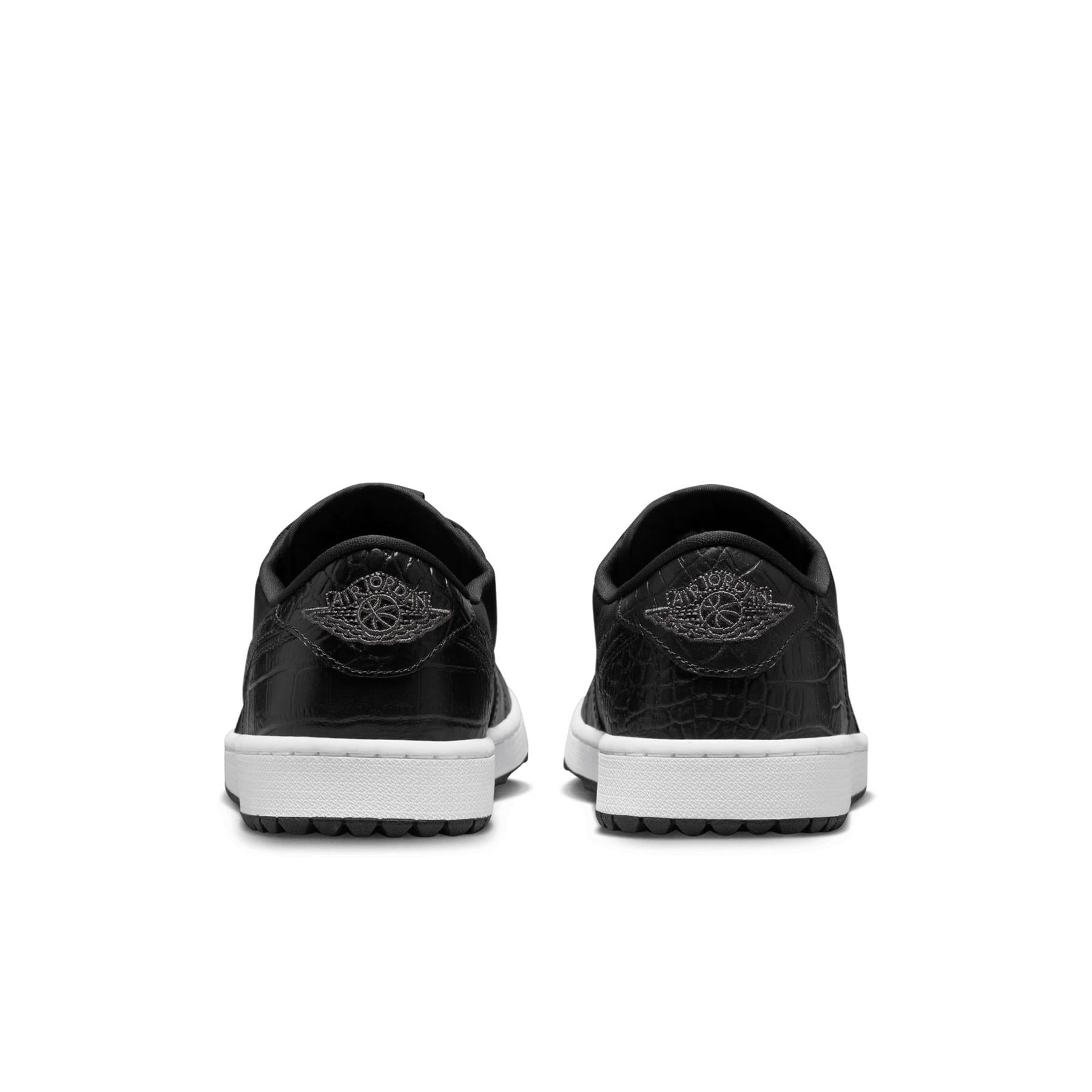 ★[NIKE]★AIR JORDAN 1 LOW GOLF Black Iron Grey★ New Nike Air Jordan 1 Low Golf Shoes Shadow Spikeless Cleats