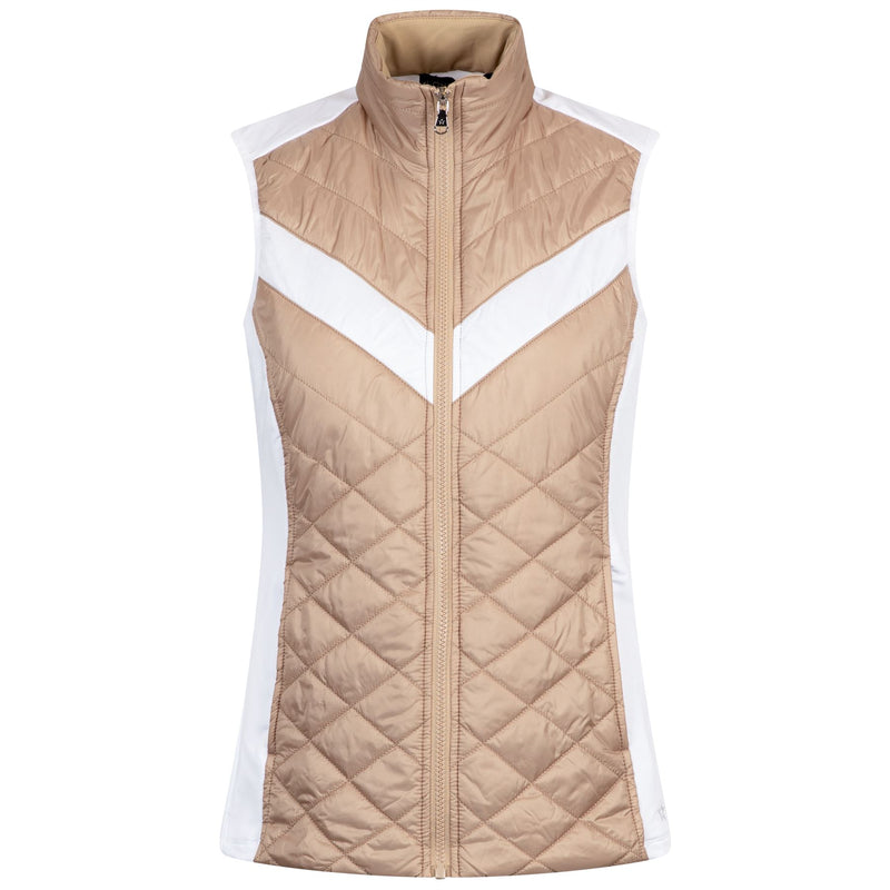 Womens The Player Vest Khaki
