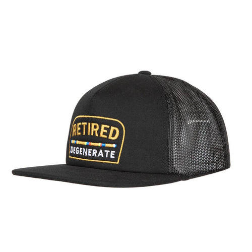 Retired Trucker Hat Jet Black - SS25