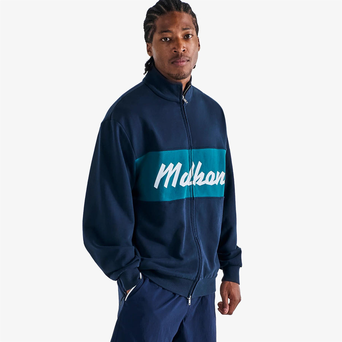 University Double Zip Navy