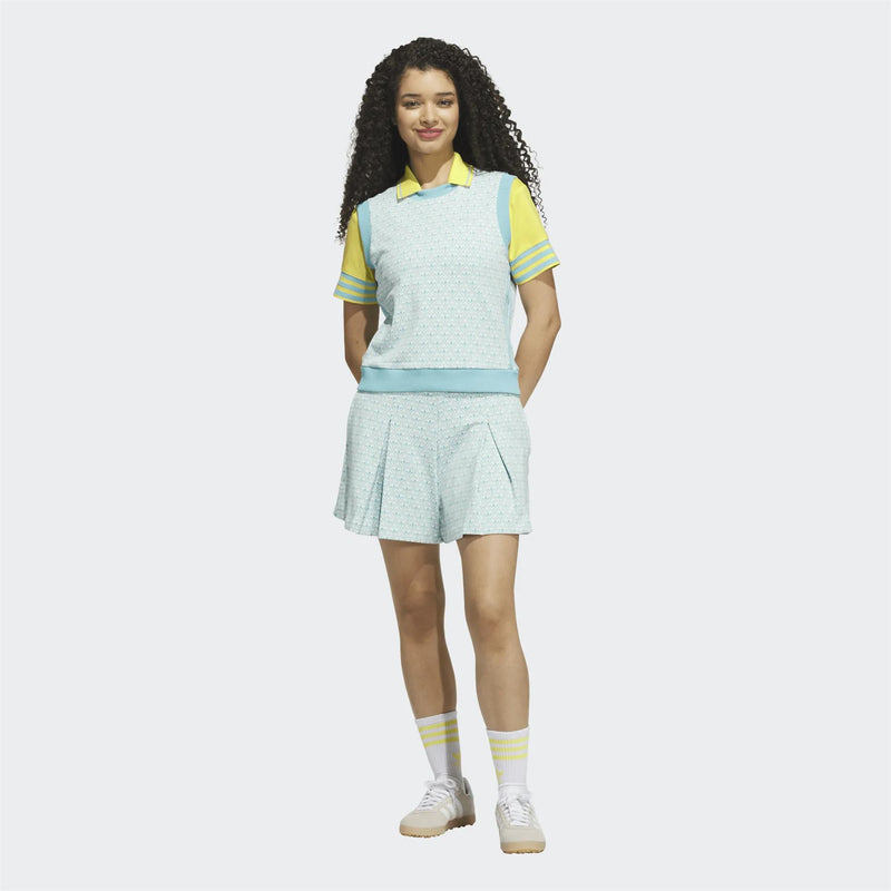 Womens Originals All Over Skort Chalk White/Light Aqua