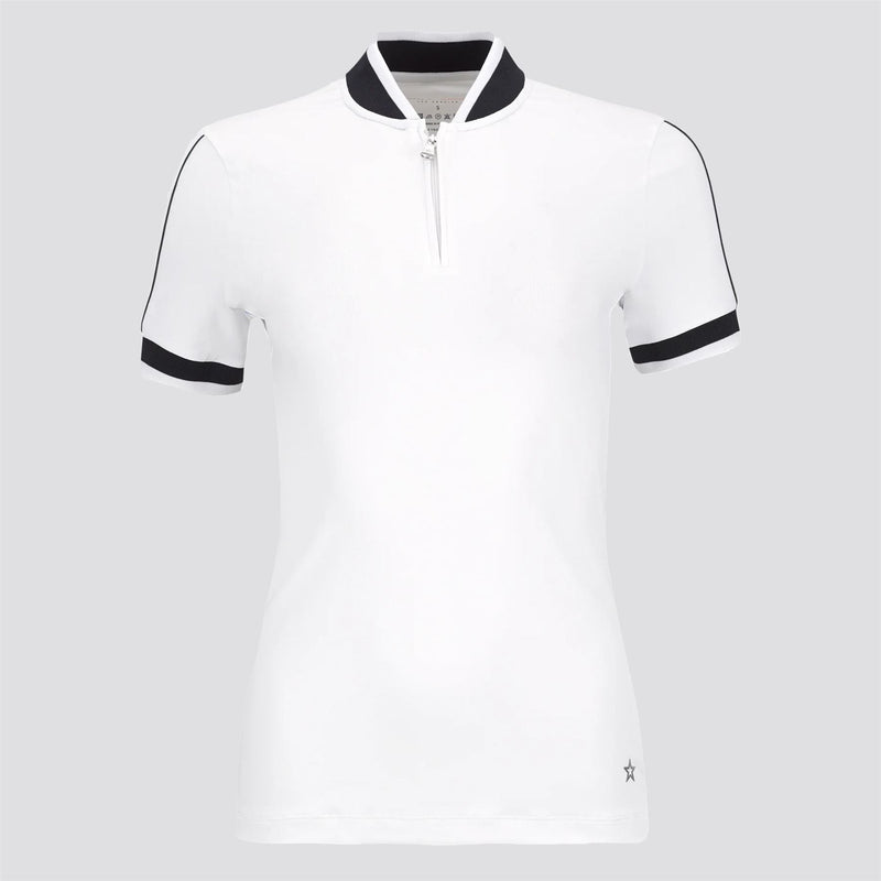 Womens Annie Polo White