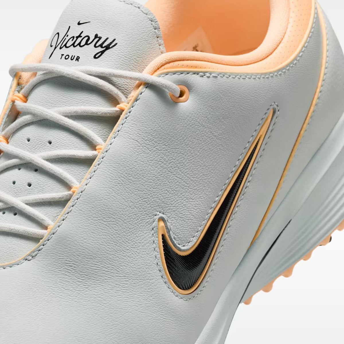Victory Tour 4 Spiked Golf Shoes Photon Dust/Black Tangerine Tint