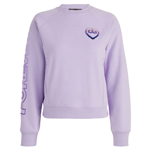 Womens Forever French Terry Raglan Crewneck Sweatshirt Aura - SS24