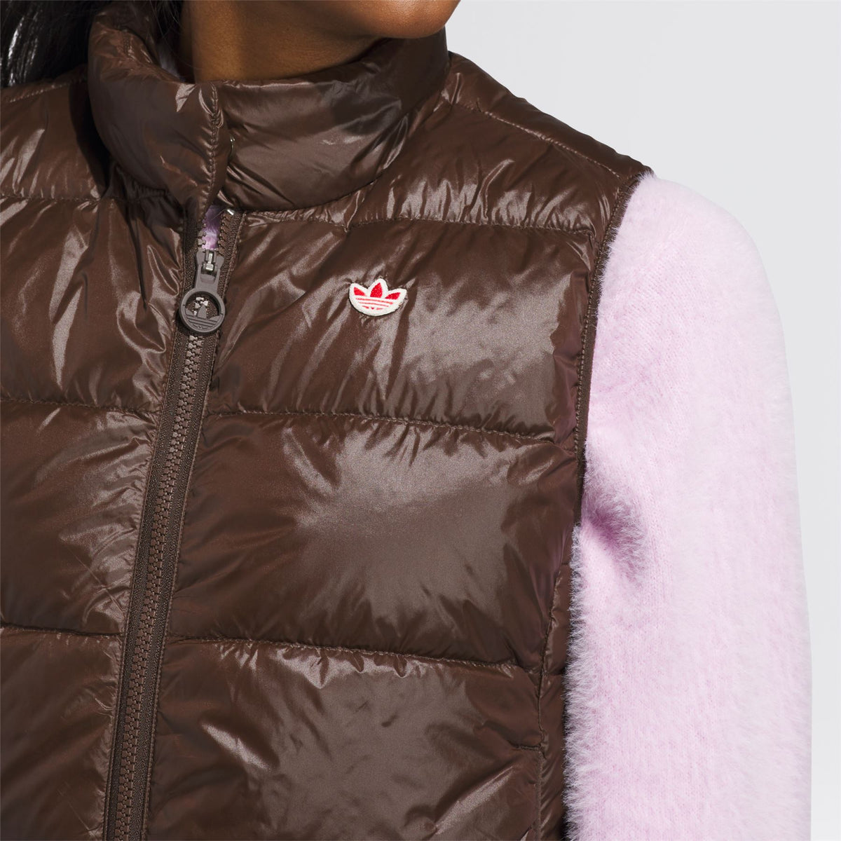 Womens Originals Down Vest Dark Brown