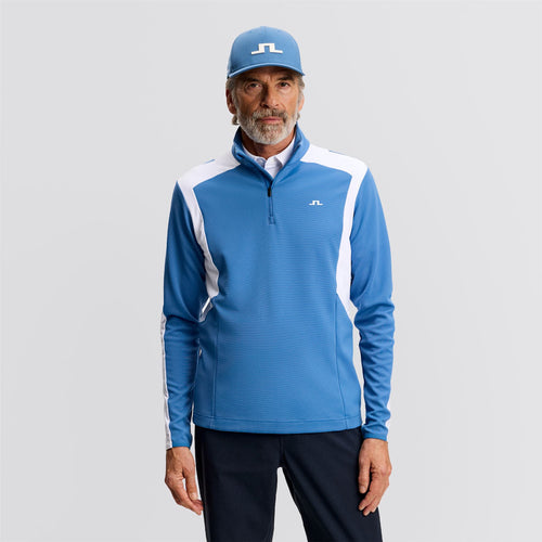 Lukas Quarter Zip Mid Layer Federal Blue