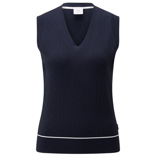 Womens Peani V-Neck Vest Navy - SS25