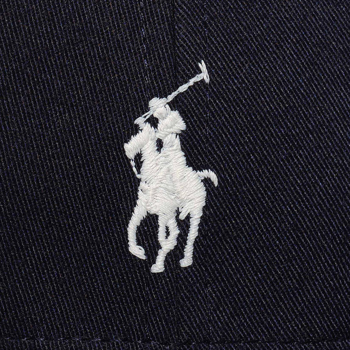 Twill Polo Player Cap French Navy