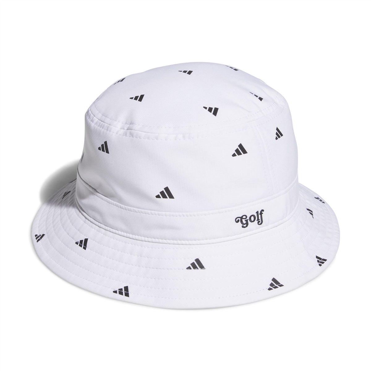 Womens Printed Bucket Hat White