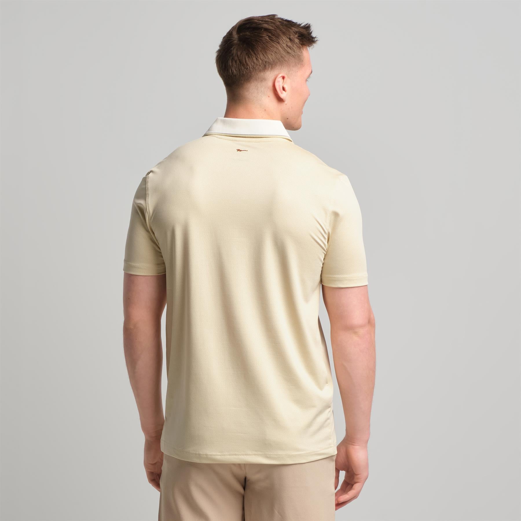 Walker Golf Things Members Polo Beige | TRENDYGOLF USA