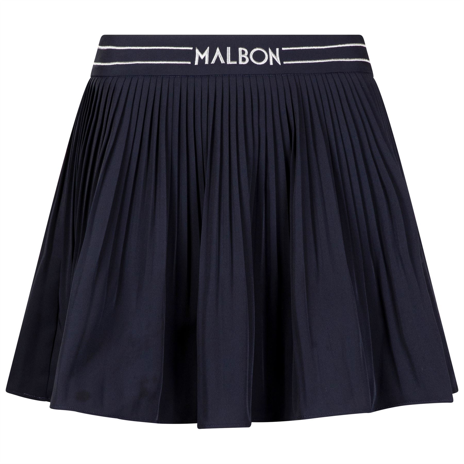 【MALBON GOLF】 [WOMENS COLLECTION] Valentina Pleated Skirt Malbon Golf Valentina Pleated Skirt Navy | TRENDYGOLF USA