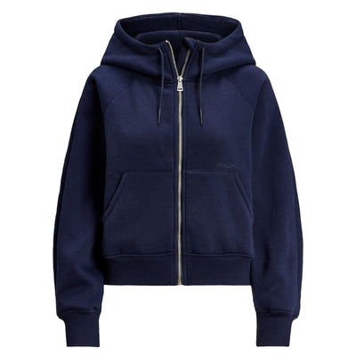 Womens RLX Full Zip Dolman Hoodie Refined Navy