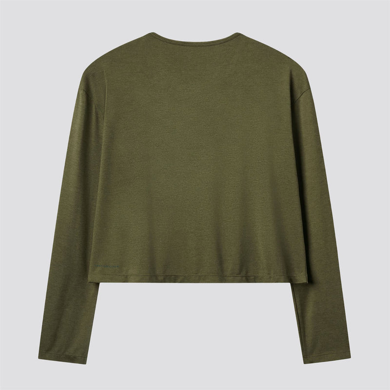 Womens Celestia LS Top Heather Grape Leaf