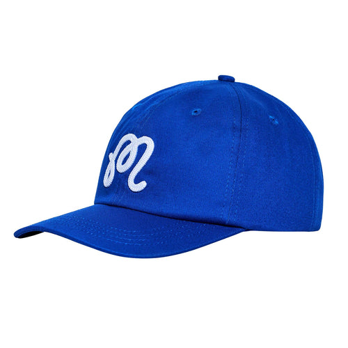 M Script Chainstitch Painters Cap Blue - SS25