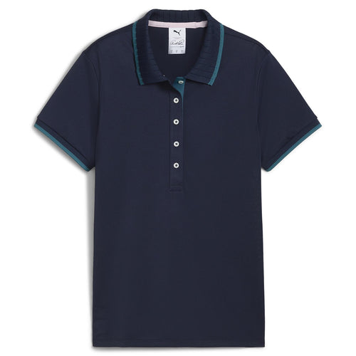 Womens AP Pique Polo Deep Navy - AW24