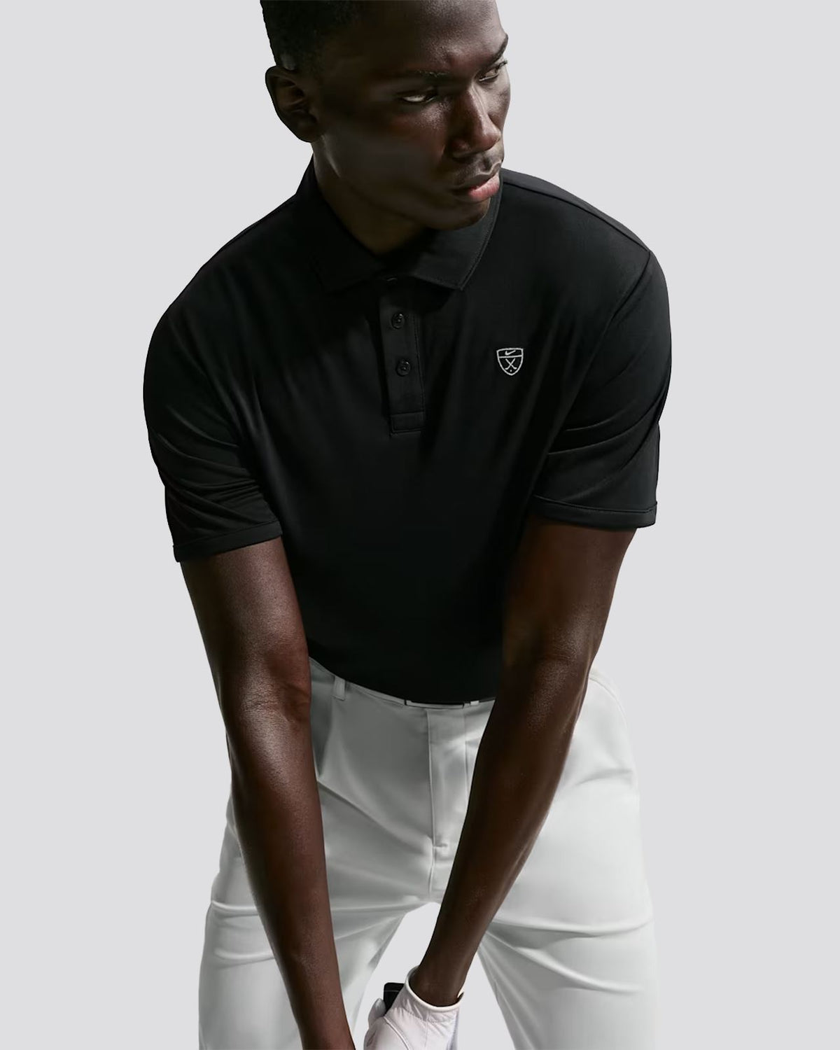Dri-FIT Par 5 Solid Polo White/Black