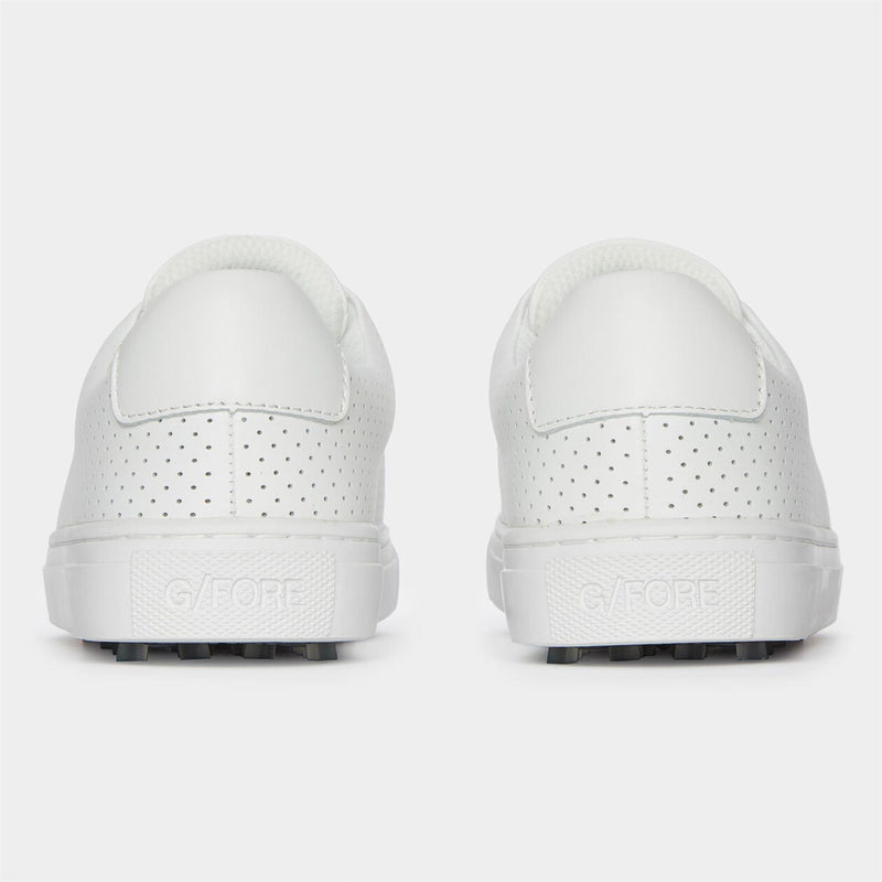 Womens Durf Perforated Leather Golf Shoe Snow