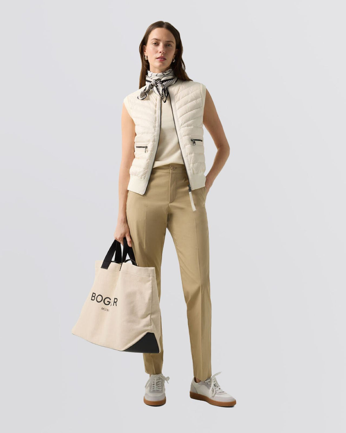 Womens Zira-D1 Vest Eggshell