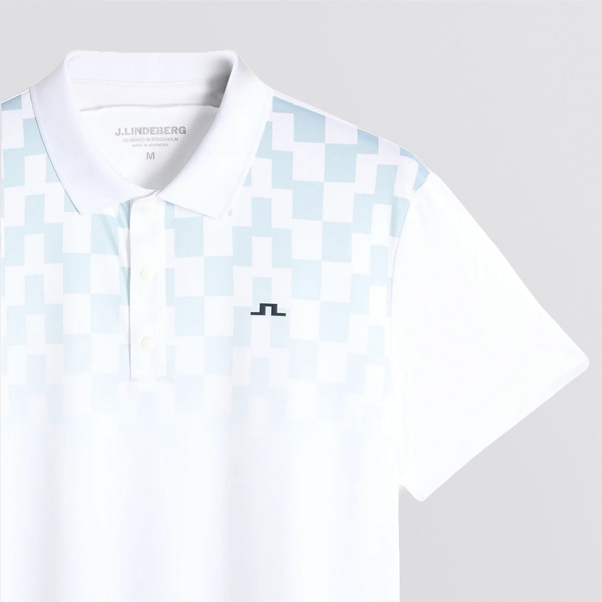 Finn Print Polo Finn Fade White