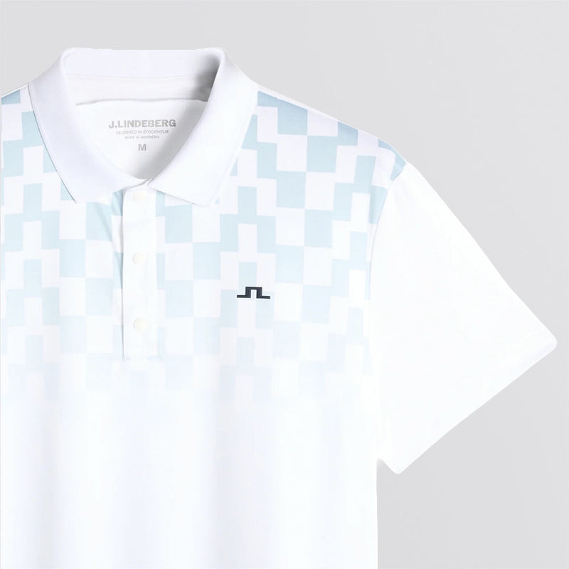 Finn Print Polo Finn Fade White