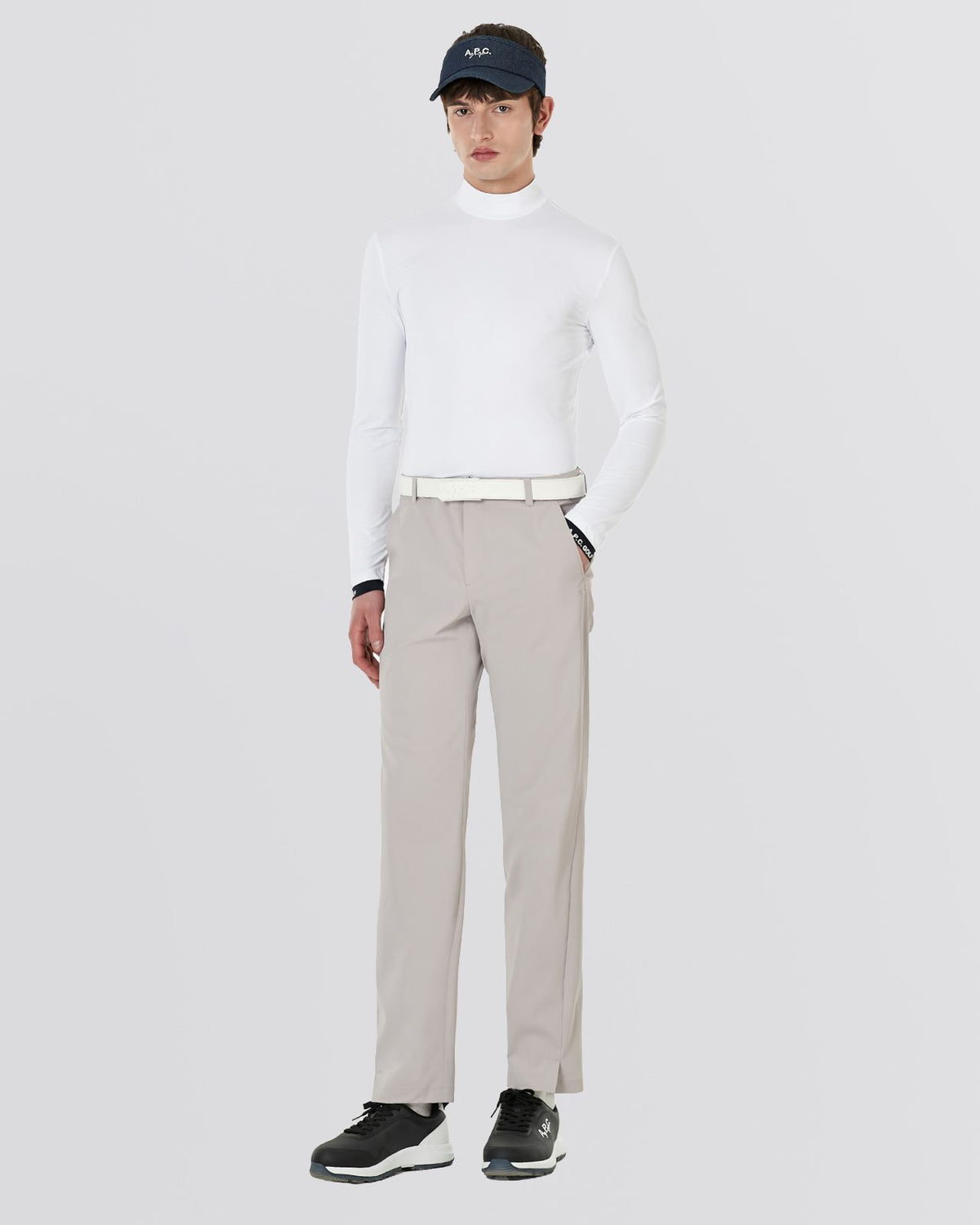 Mathias Slim Fit Pants Beige