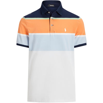 Tailored Fit Performance Polo Shirt Refined Navy Multi - SS24