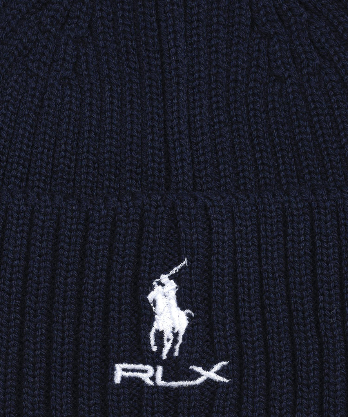 RLX Stacked Logo Merino Beanie Refined Navy