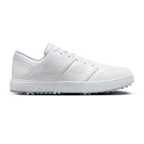 Air Jordan 1 NU Retro Golf Shoes White/Pure Platinum/Blue Tint - SS25