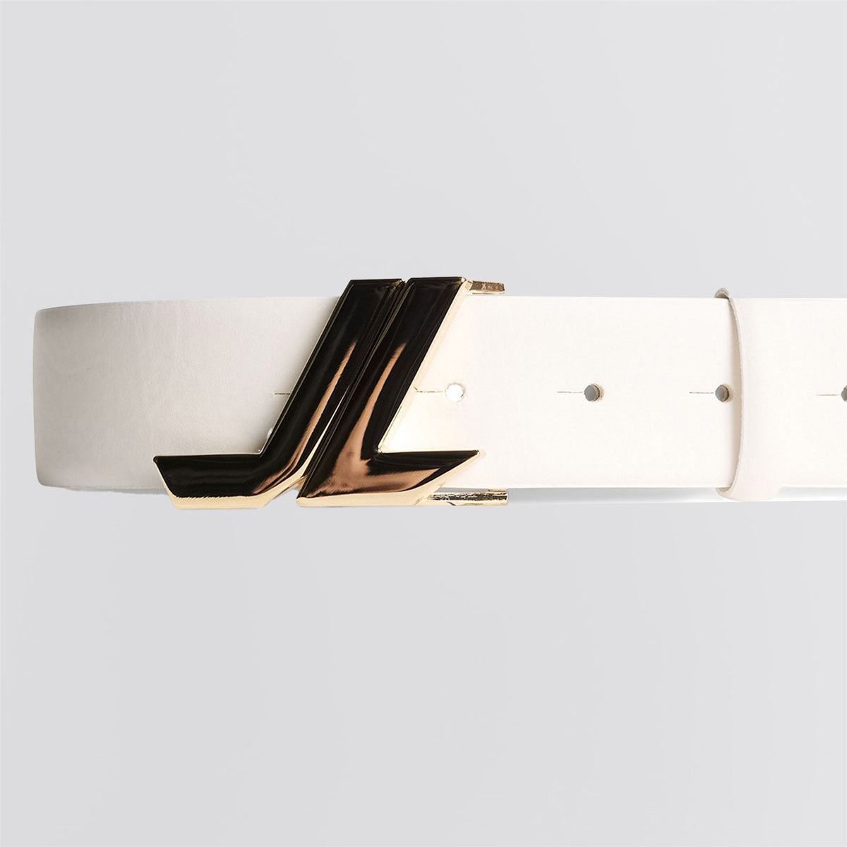 Womens Elisa Belt White