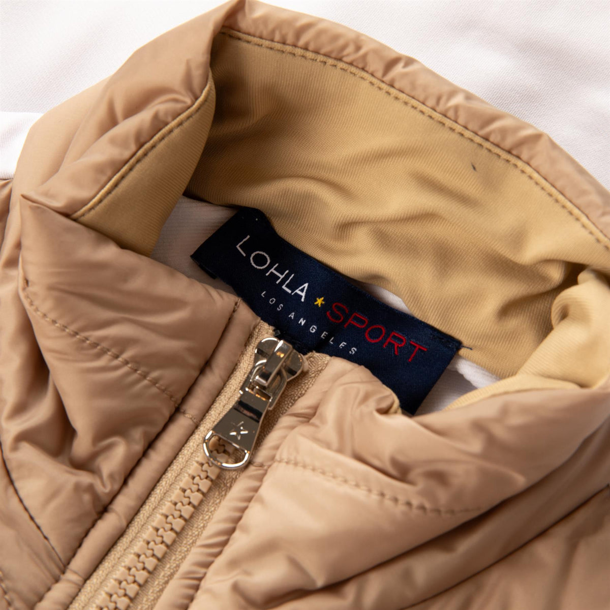 Womens The Player Vest Khaki