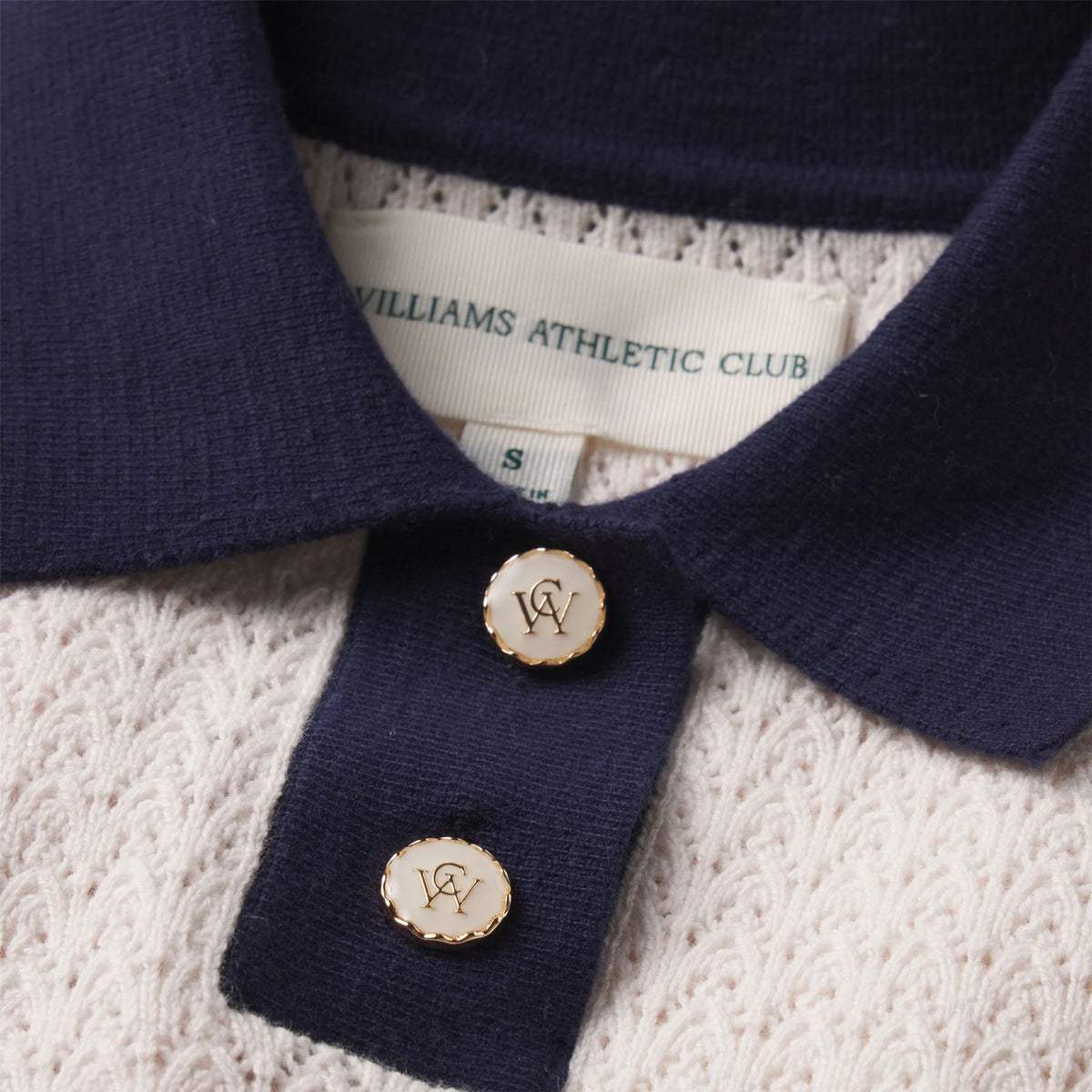 Womens Christy Polo Pinky White/Legacy Navy