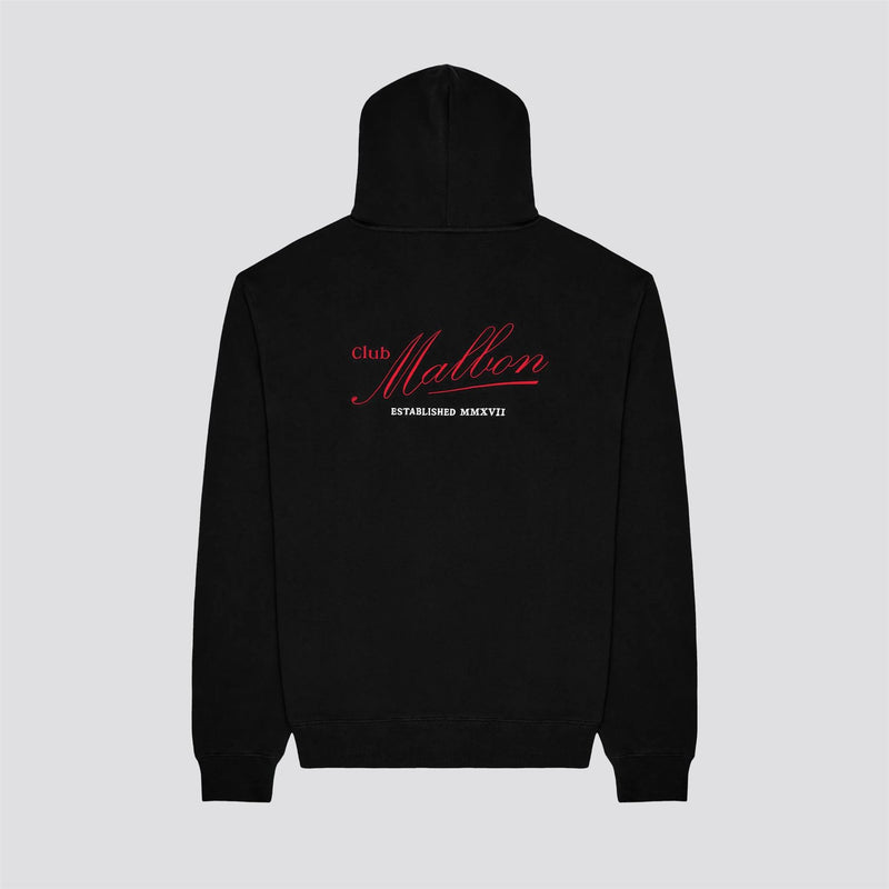 Members Full Zip Hoodie Black