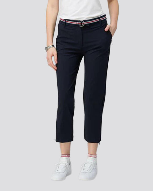 Womens Tech Stretch Cropped Pants Navy