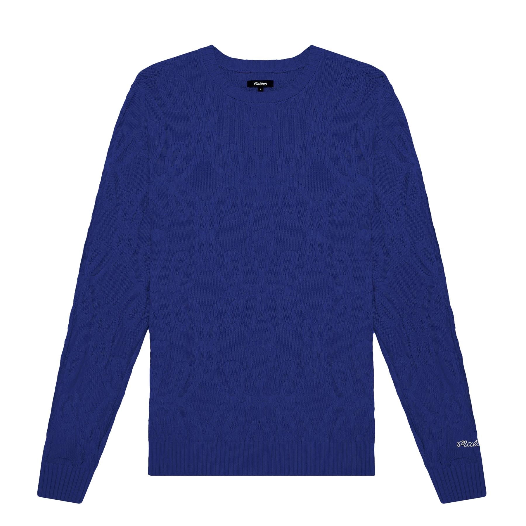 MALBON GOLF マルボン ゴルフ クルーネック プルオーバー ネイビー 82150067973_D_8.jpg