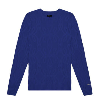 Malbon Golf Monaco Knit Sweater Blue | TRENDYGOLF USA