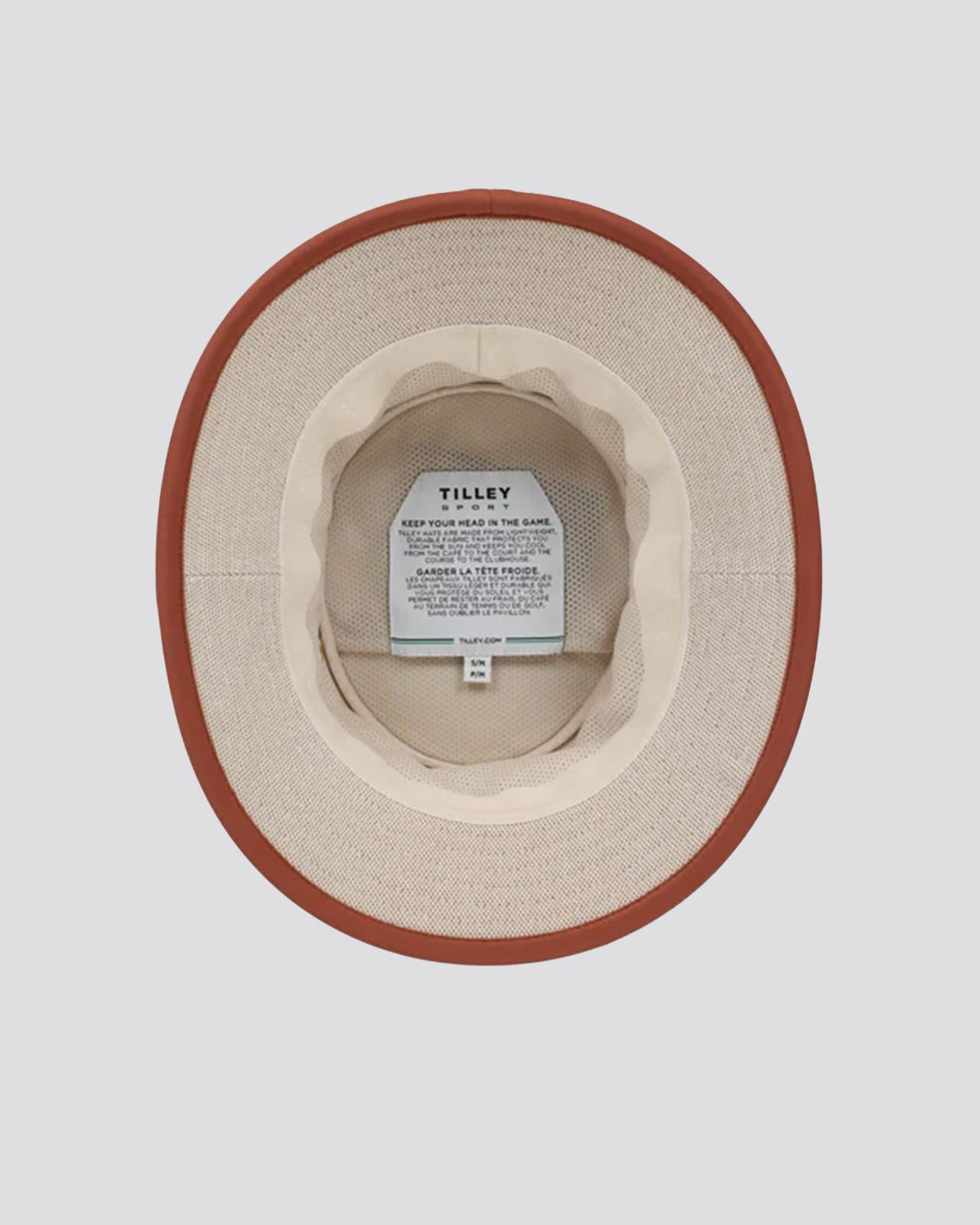 Leather Canvas Bucket Hat Tan